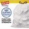 Glad 13 gal Trash Bags, 24 in x 27.38 in, Extra Heavy-Duty, .95 Mil, White, 240 PK 78902 - alternate 16